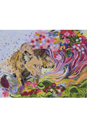 Cross-stitch kits Lion Heart