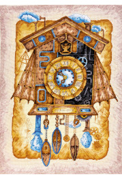 Cross-stitch kits Cuckoo clock