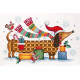 Cross-stitch kits I am feeling a holiday