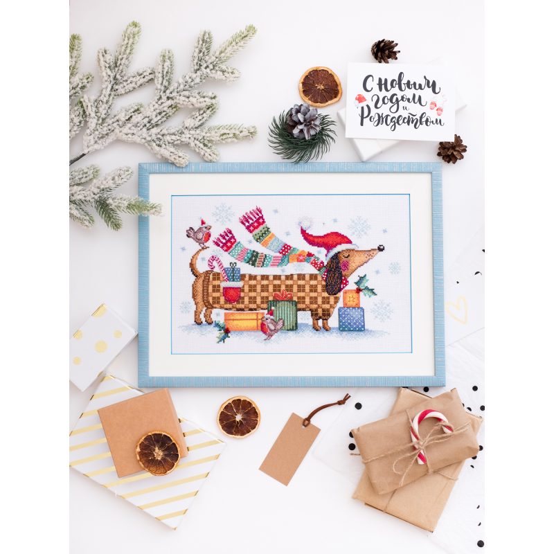 Cross-stitch kits I am feeling a holiday
