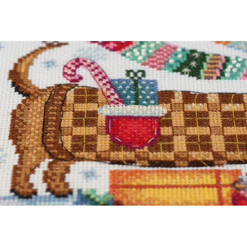 Cross-stitch kits I am feeling a holiday