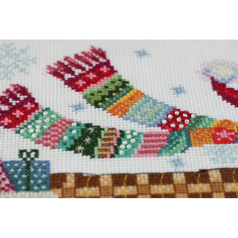 Cross-stitch kits I am feeling a holiday