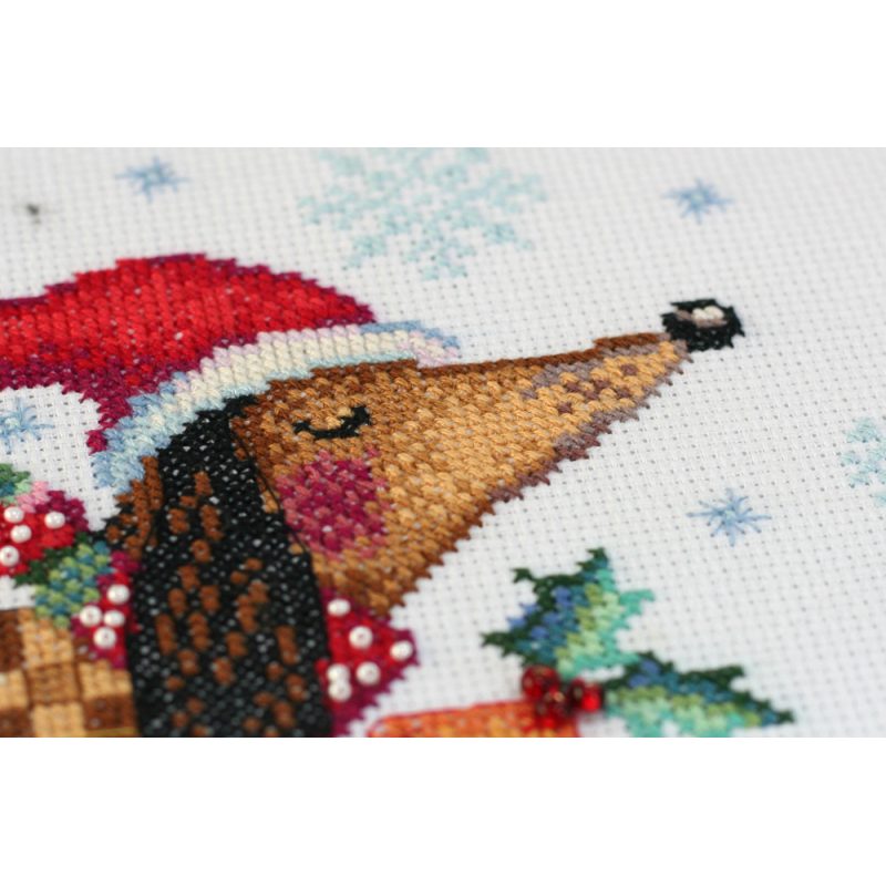 Cross-stitch kits I am feeling a holiday