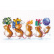Cross-stitch kits We are in a hurry to greet