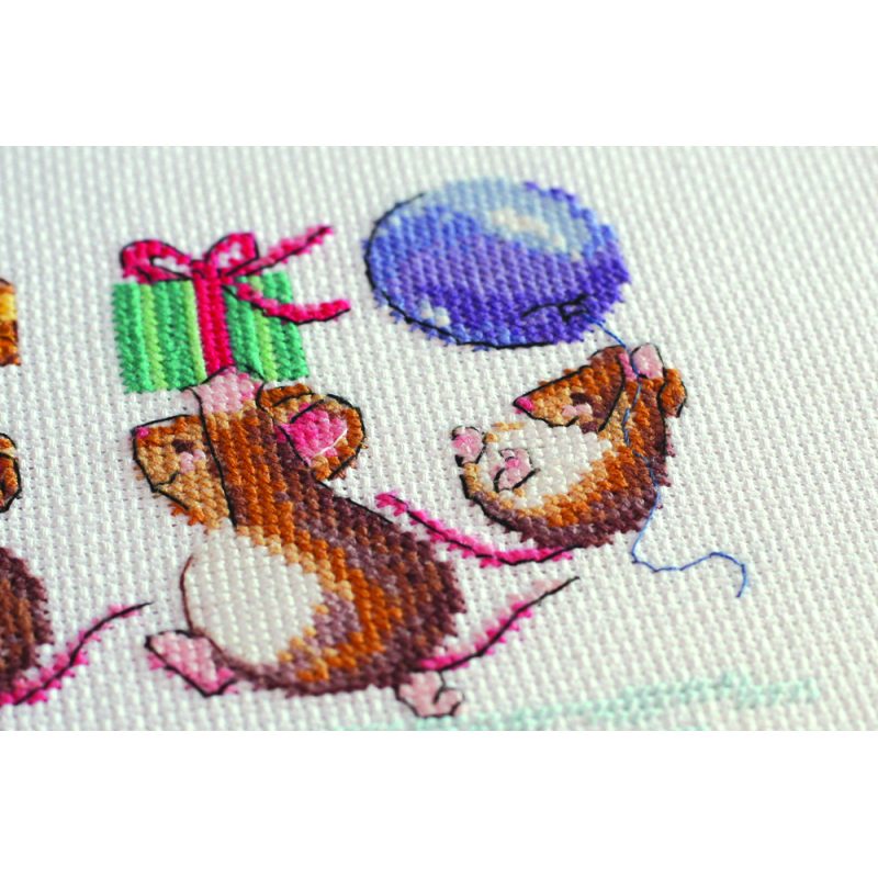 Cross-stitch kits We are in a hurry to greet