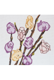 Cross-stitch kits March rabbits