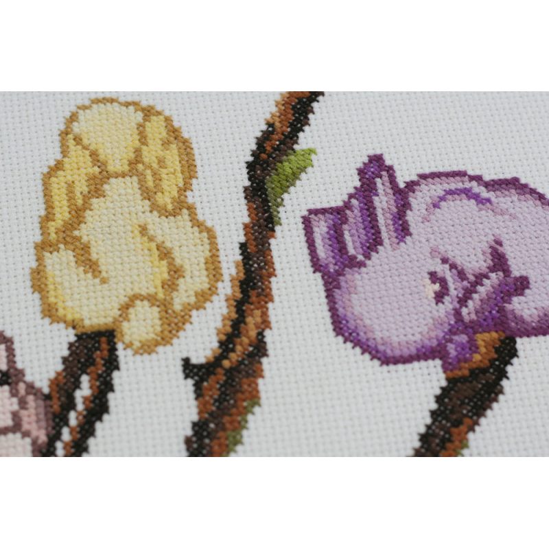 Cross-stitch kits March rabbits