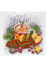 Cross-stitch kits Winter tea