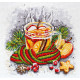 Cross-stitch kits Winter tea