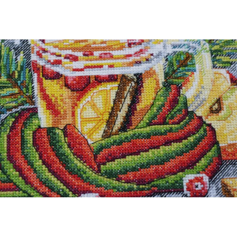 Cross-stitch kits Winter tea