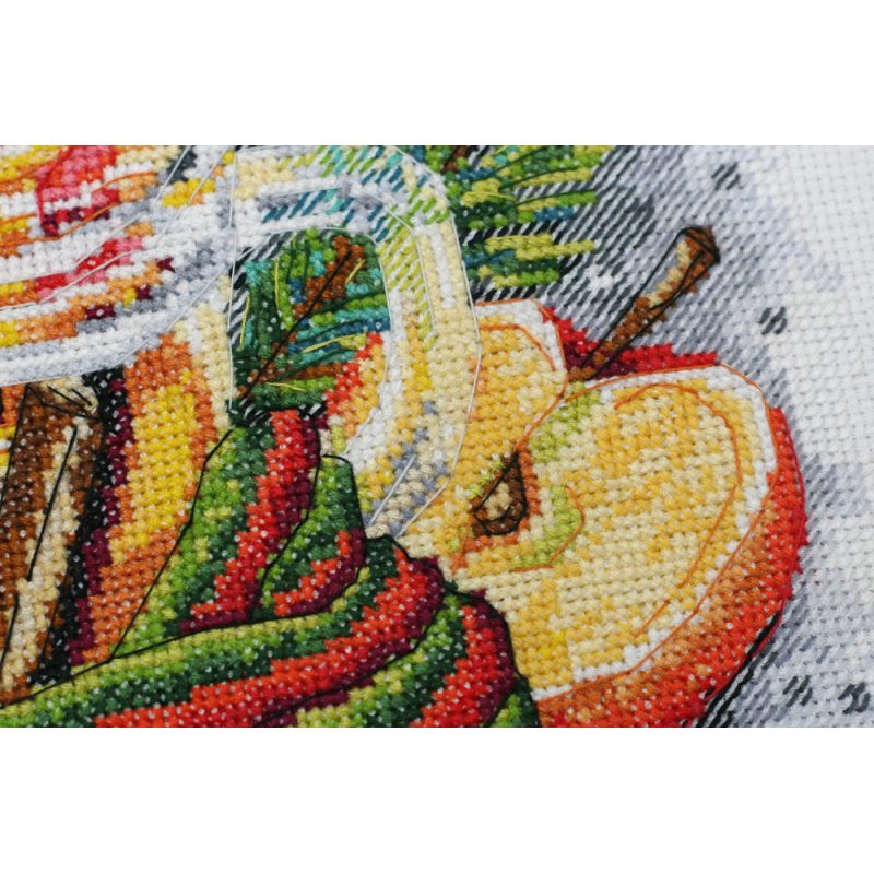 Cross-stitch kits Winter tea