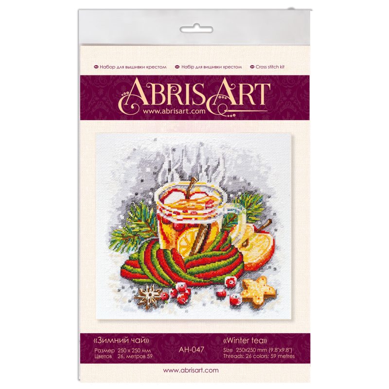 Cross-stitch kits Winter tea