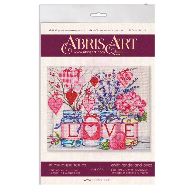 Cross-stitch kits With tender and love