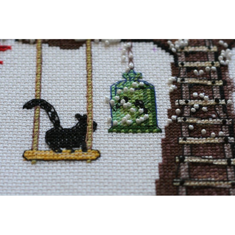 Cross-stitch kits Cat house