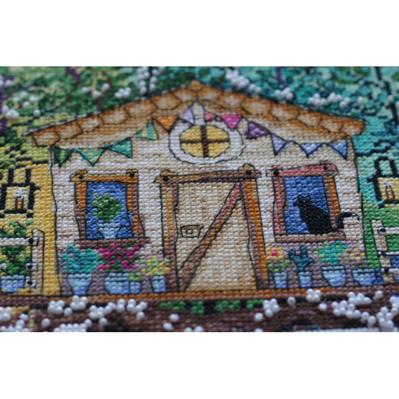 Cross-stitch kits Cat house