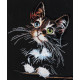 Cross-stitch kits Fluffy kitten