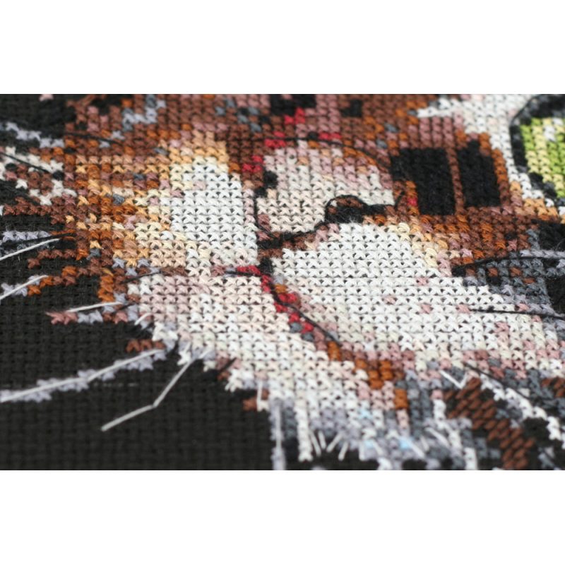 Cross-stitch kits Fluffy kitten
