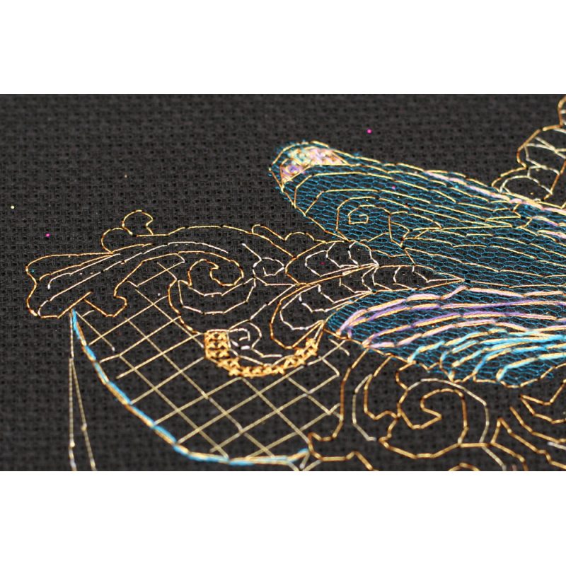Cross-stitch kits Golden dragonfly