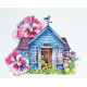 Cross-stitch kits Violet house
