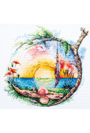 Cross-stitch kits Sunny paradise