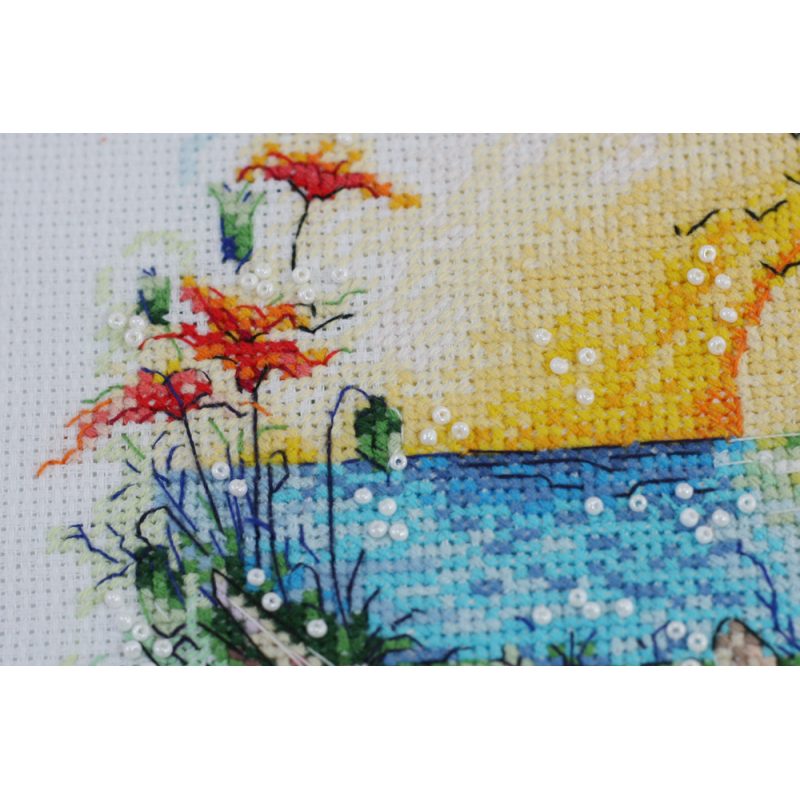 Cross-stitch kits Sunny paradise