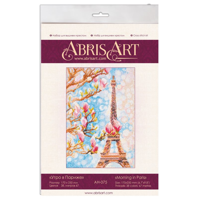 Cross-stitch kits Morning in Paris