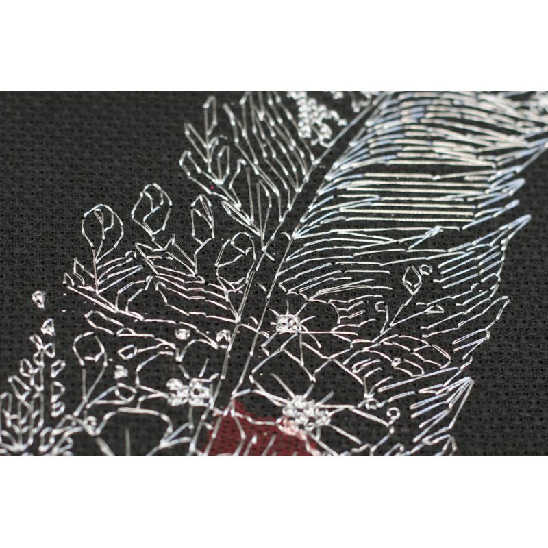 Cross-stitch kits Feather-1