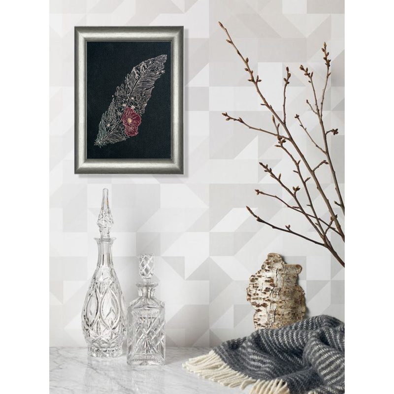 Cross-stitch kits Feather-1