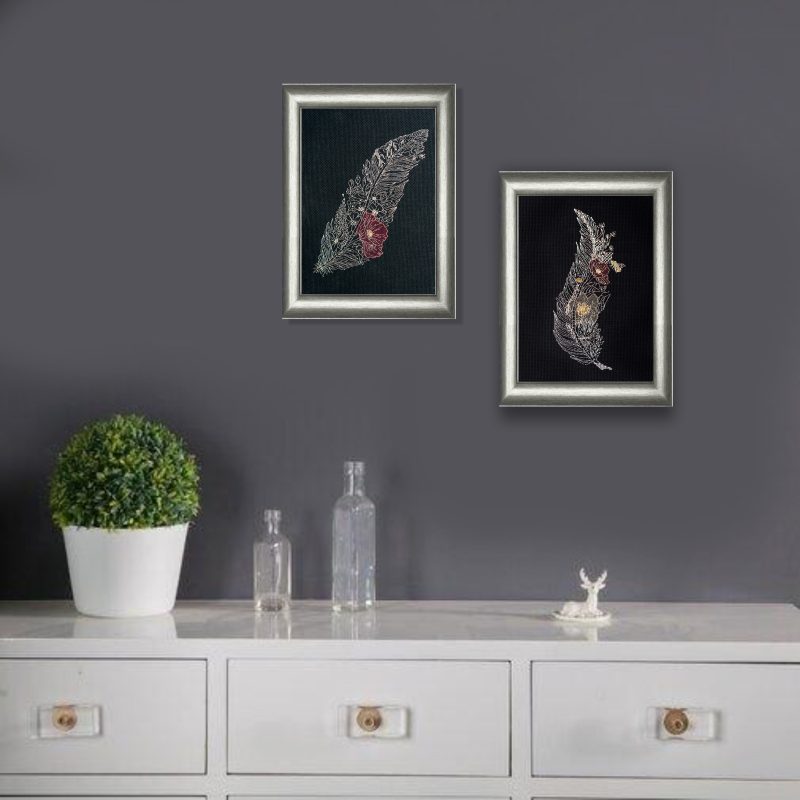 Cross-stitch kits Feather-2
