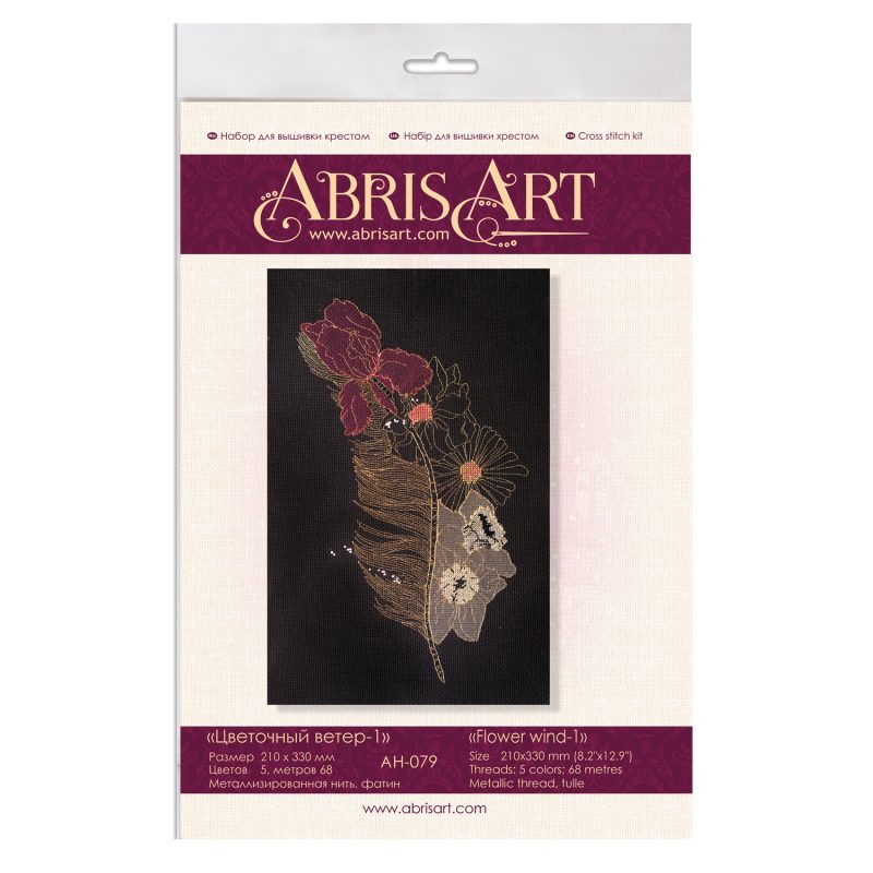 Cross-stitch kits Flower wind-1