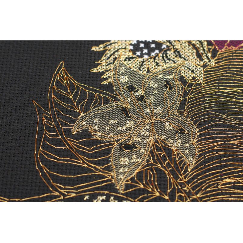 Cross-stitch kits Flower wind-2