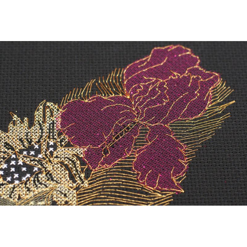 Cross-stitch kits Flower wind-2