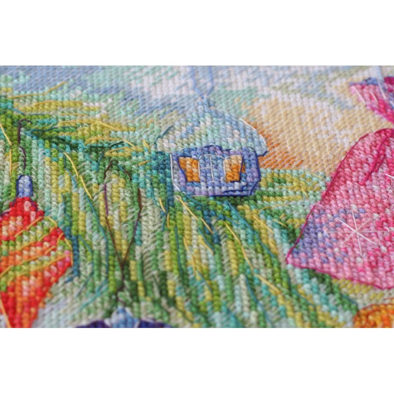 Cross-stitch kits New Year's honey