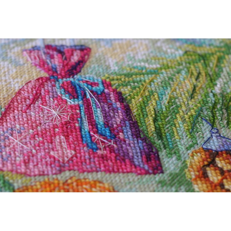 Cross-stitch kits New Year's honey