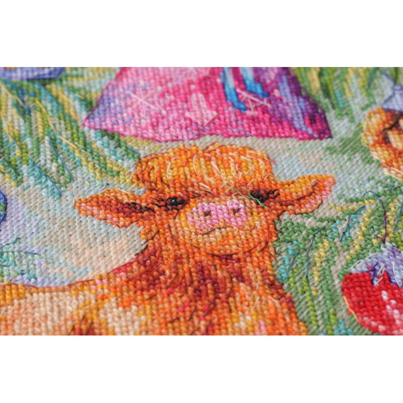 Cross-stitch kits New Year's honey