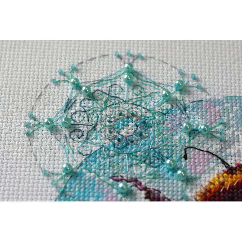 Cross-stitch kits Caramel spider web