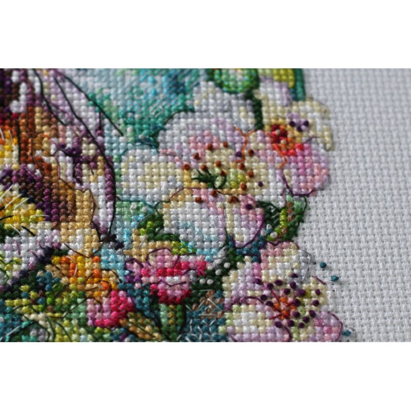 Cross-stitch kits Caramel spider web