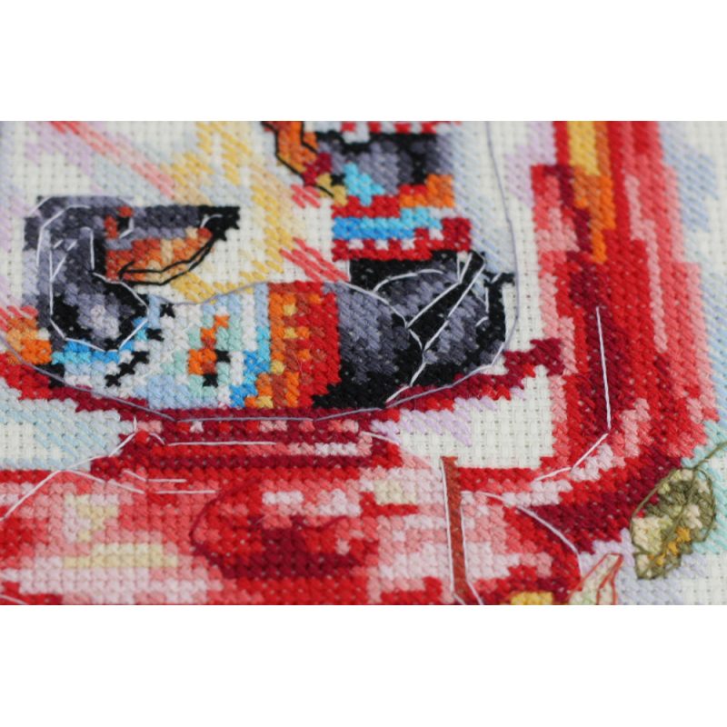 Cross-stitch kits Heat of October