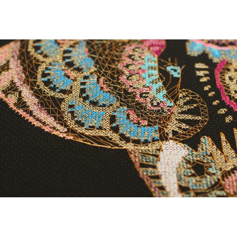 Cross-stitch kits Golden elephant
