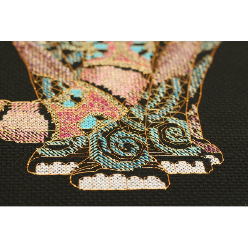 Cross-stitch kits Golden elephant