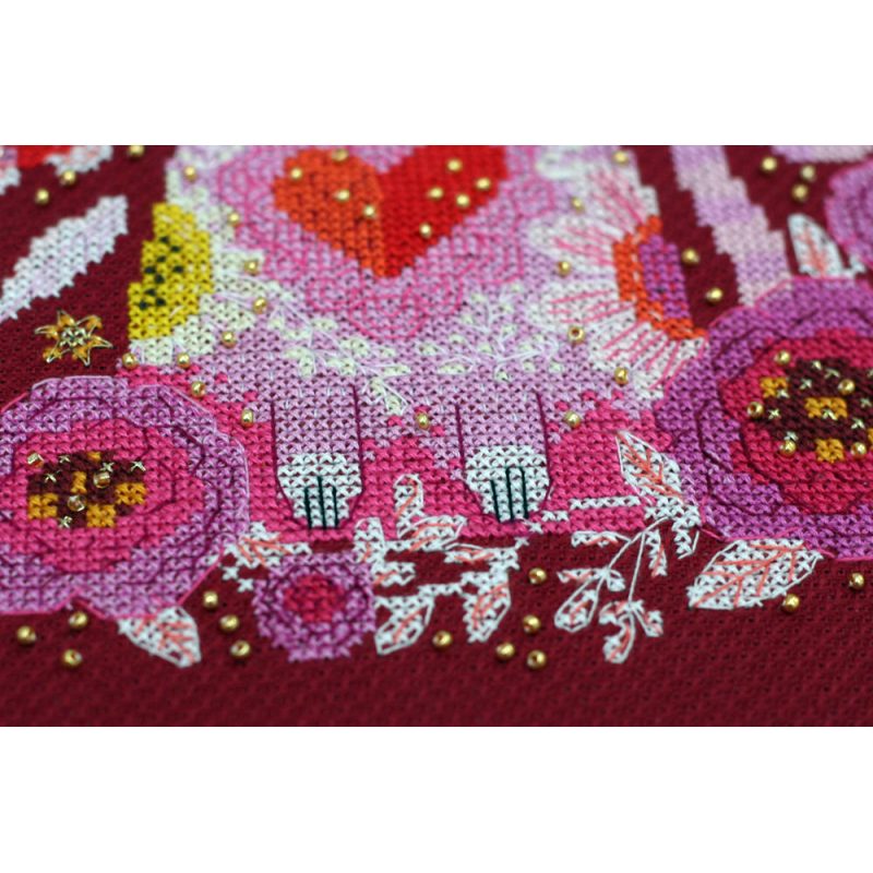 Cross-stitch kits Love