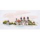 Cross-stitch kits Colorful domes