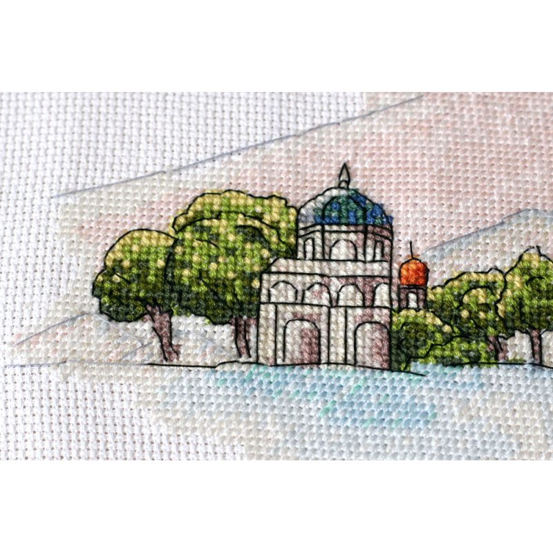 Cross-stitch kits Colorful domes