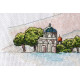 Cross-stitch kits Colorful domes