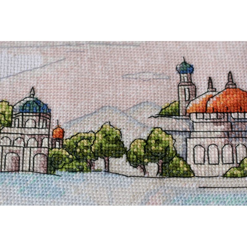 Cross-stitch kits Colorful domes