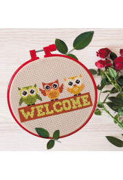 Cross-stitch kits Welcome