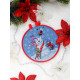 Cross-stitch kits Snowman cat