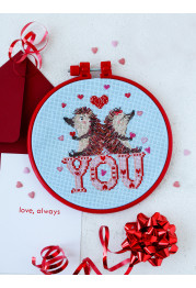 Cross-stitch kits Loving hedgehogs