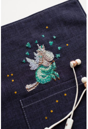 Cross-stitch kits In pajamas