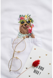 Cross-stitch kits On coconut islands